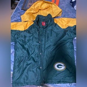 Green Bay packer windbreaker jacket